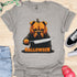 Halloween - V3 - Bulldog Pumpkin Head T-Shirt